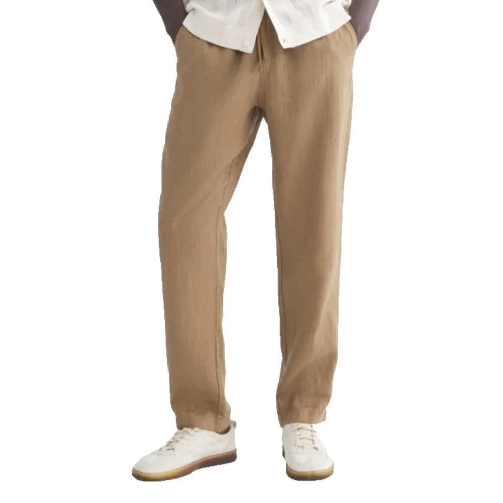 Everlane Men's The Easy Linen Pant In Toasted Coconut Size M